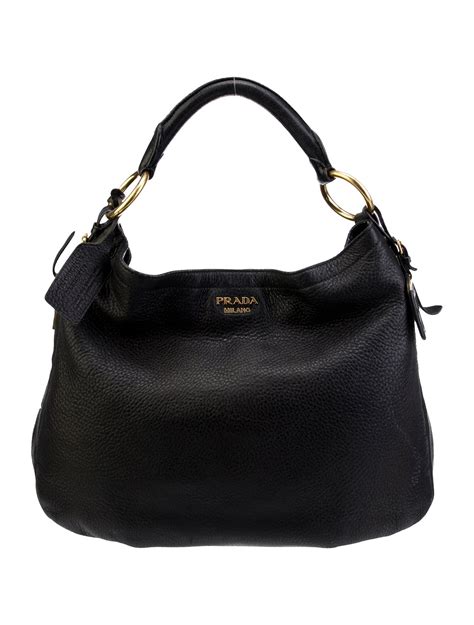 prada black hobo|prada hobos online shopping.